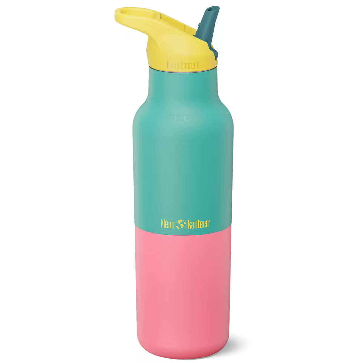 Klean Kanteen Termodrikkedunk Sportslåg 473 ML - Turquoise Kaleidoscope