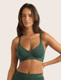 Boody T-Shirt Bra Wireless - Emerald Green