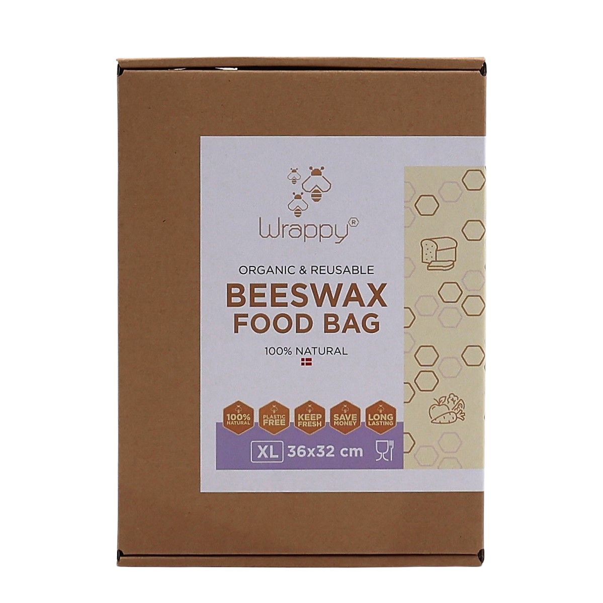 Wrappy Brød & Grønt Pose - XL