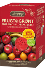 Wrappy Pod Starter Sæt, den geniale løsning på frugt og grønt madspild
