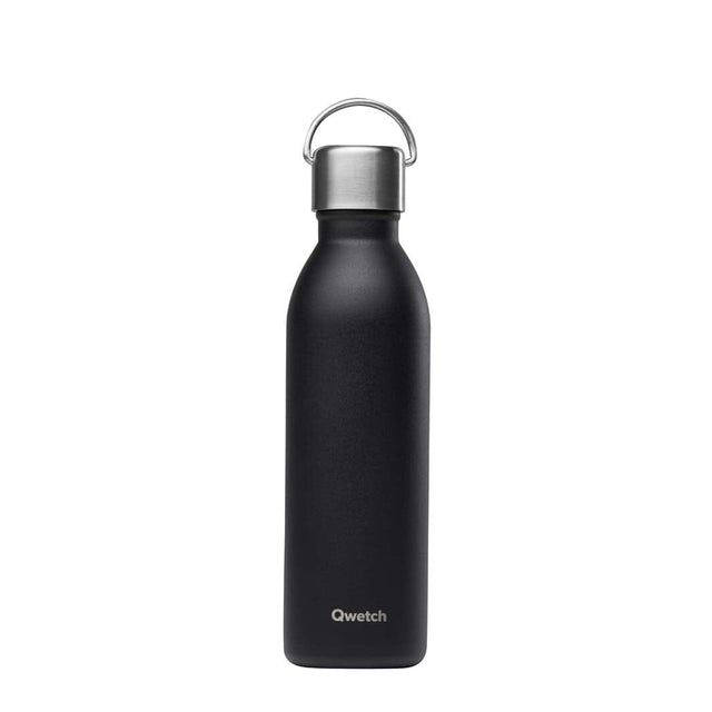 Qwetch Drikkeflaske Active 600 ml - Matt Black