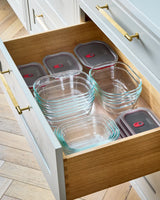 Black+Blum Madbeholdere i Glas 3 stk - 900 ML