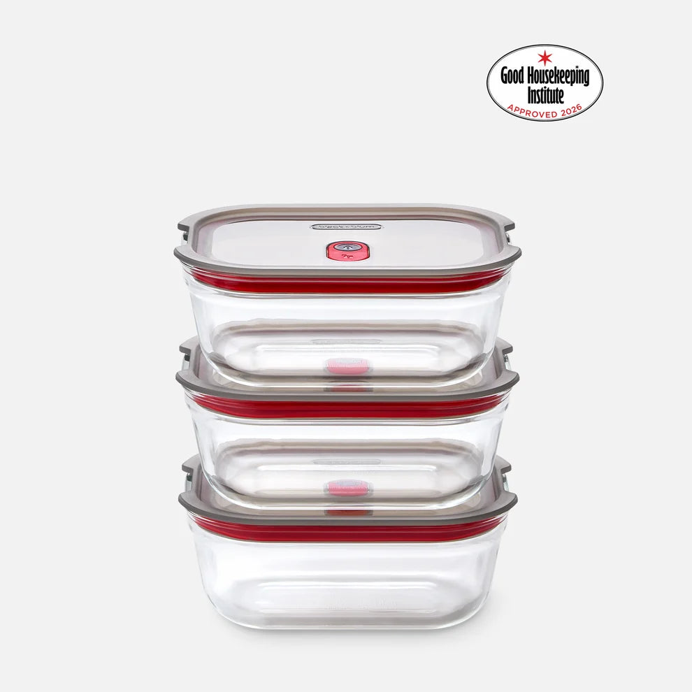 Black+Blum Madbeholdere i Glas 3 stk - 900 ML