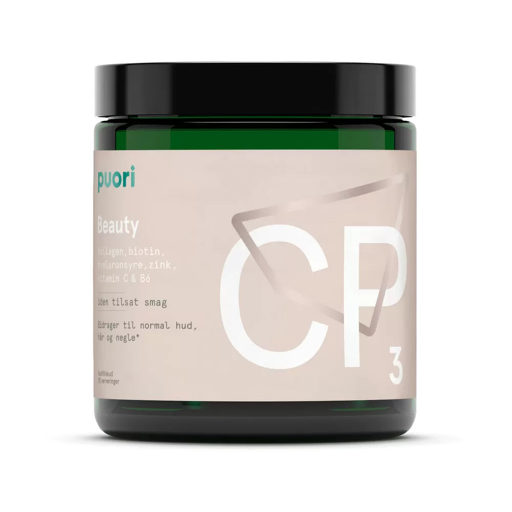 Puori CP3 Beauty Kollagen - Uden Tilsat Smag 30 port. - 155,2 g