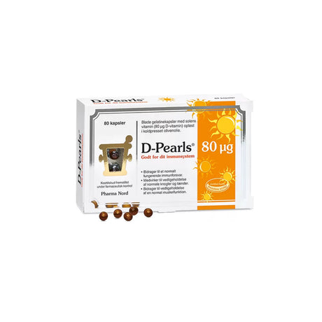 Pharma Nord d-pearls 80 mcg 80 stk