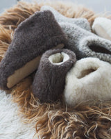 The Cozy Sheep Uldhjemmesko – Mørkegrå (Høj model)