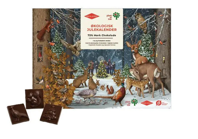 Økoladen Plant et Træ Julekalender - Mørk Chokolade