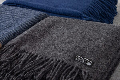 Arctic Uldplaid Melange - Dark Grey