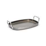 de Buyer PFAS-fri Mineral B Rektangulær stegeplade i stål 38 x 26 cm