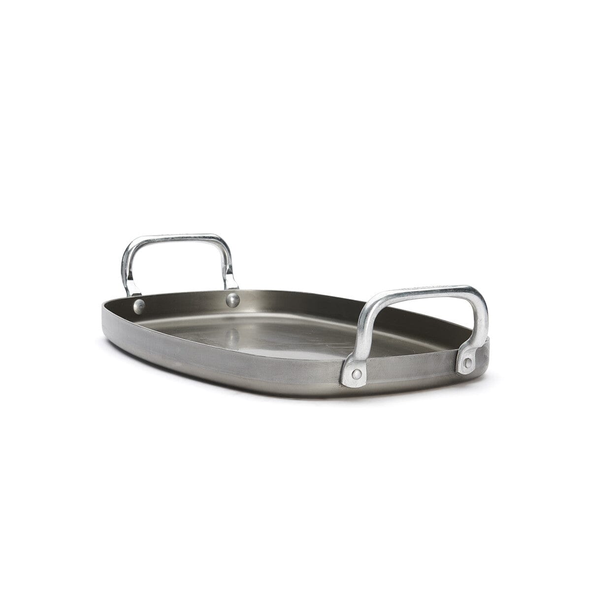 de Buyer PFAS-fri Mineral B Rektangulær stegeplade i stål 38 x 26 cm