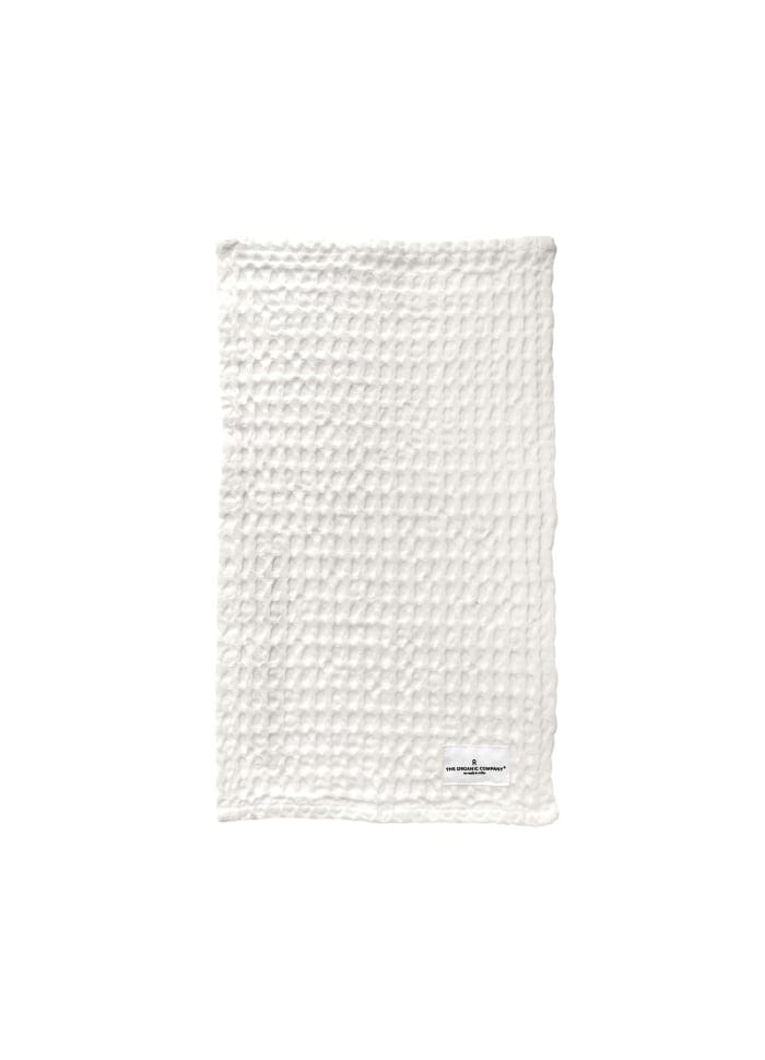 The Organic Company Big Waffel Vaskeklud - Natural White