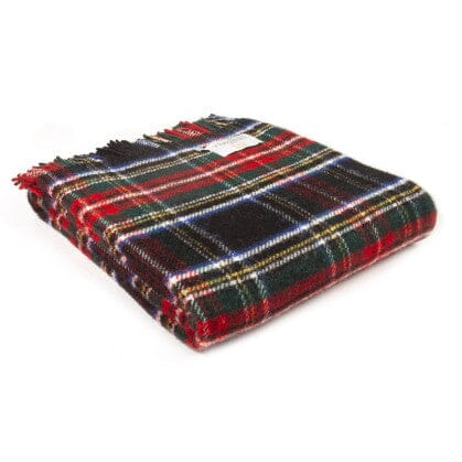 Tweedmill Uldplaid Black Stewart