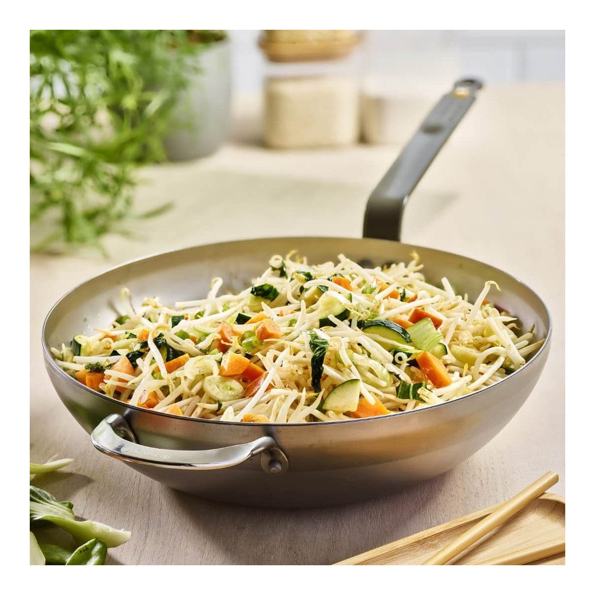 de Buyer MINERAL B Wok 32 cm – kulstofstål