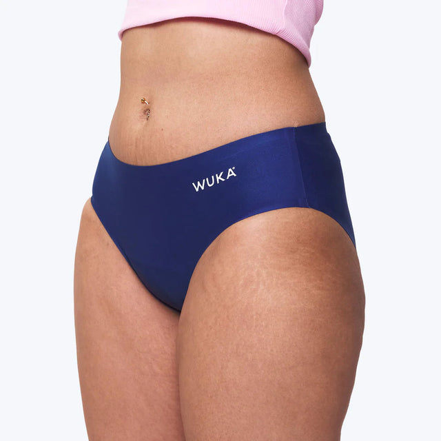 WUKA Menstruationstrusse Teen Stretch Seamless - Heavy flow - Blå