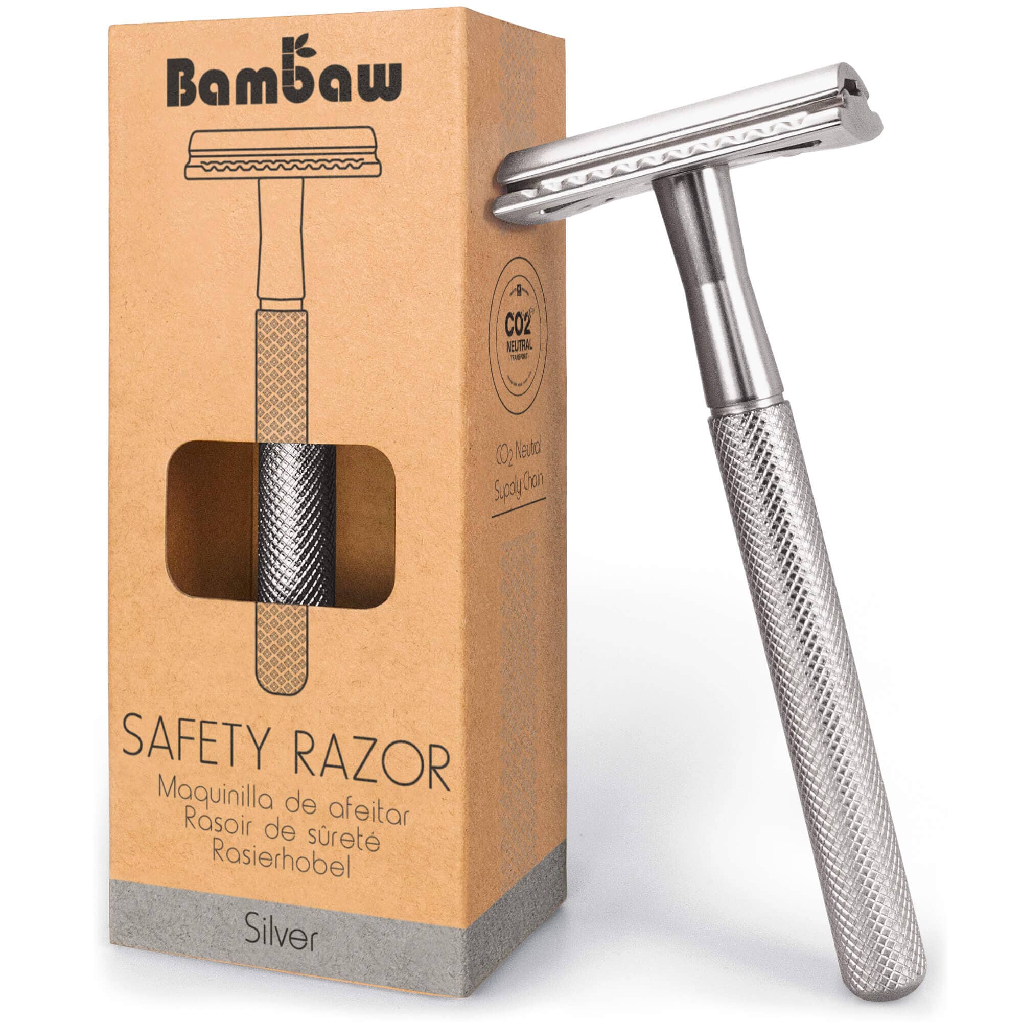Bambaw Safety Razor - Silver