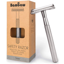 Load image into Gallery viewer, Bambaw Safety Razor - Silver
