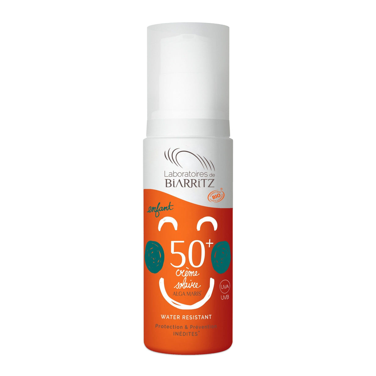 Alga Maris - Solcreme Børn - SPF50+ - 100ml - Økologisk Laboratoires de Biarritz 