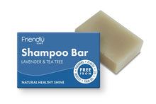 Load image into Gallery viewer, Friendly - Shampoobar med Lavendel og Tea Tree- 95 gram Friendly Soap 
