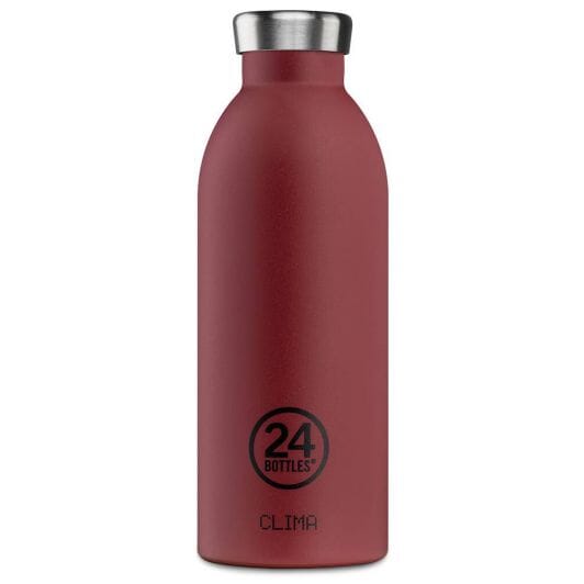 24 Bottles Clima Drikkedunk 500 ml - Stone Finish - Country Red