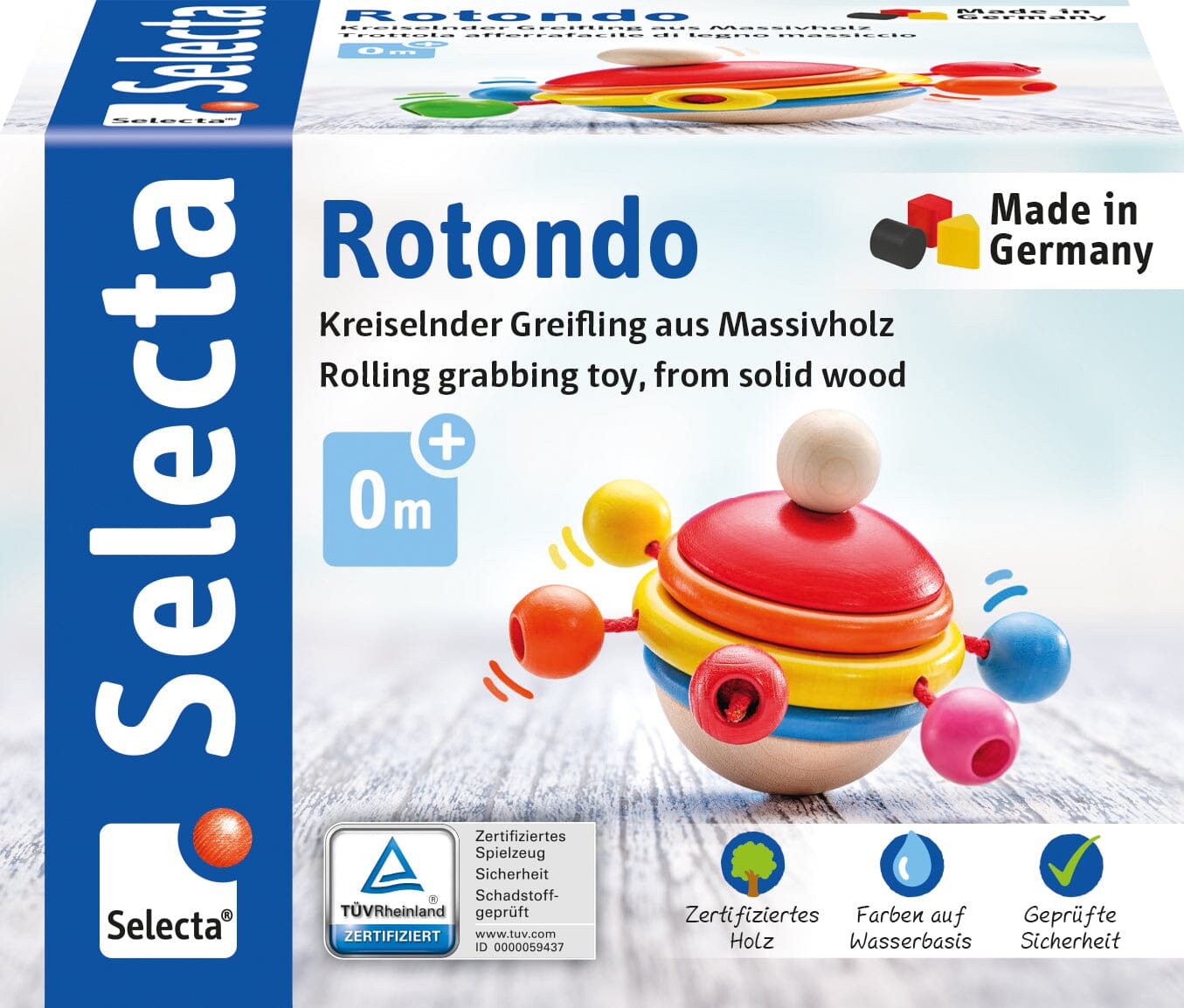 Selecta Rotondo grabbing ball, 7,5 cm
