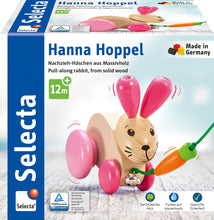 Indlæs billede til gallerivisning Selecta Hanna Hoppel - Pull-along toy, rabbit
