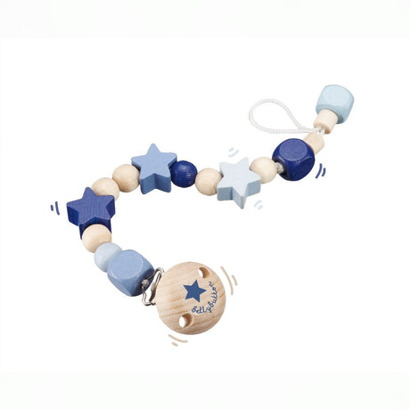 Selecta - Lucky star blue pacifier chain