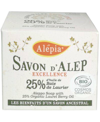 Alépia – Excellence Aleppo Soap - 25% - Økologisk – 200g Alépia 