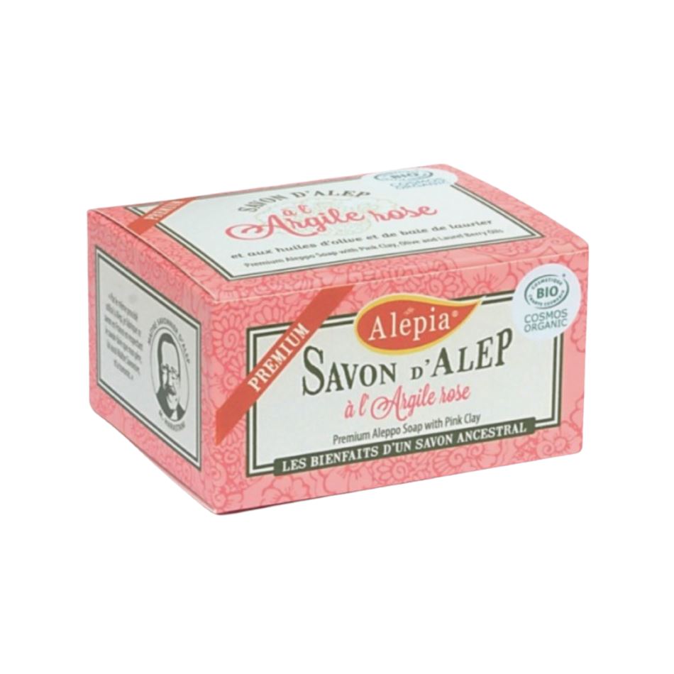 Alépia – Premium Soap – Pink Clay – Økologisk – 125g Alépia 