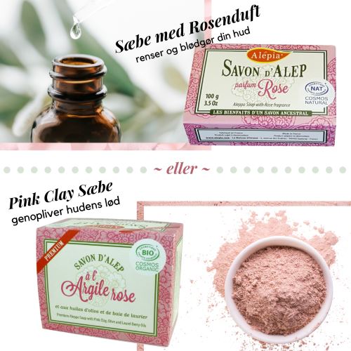 Alépia – Premium Soap – Pink Clay – Økologisk – 125g Alépia 