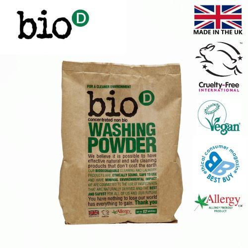 Bio D miljøvenligt vaskepulver uden parfume, 1 – Suztain