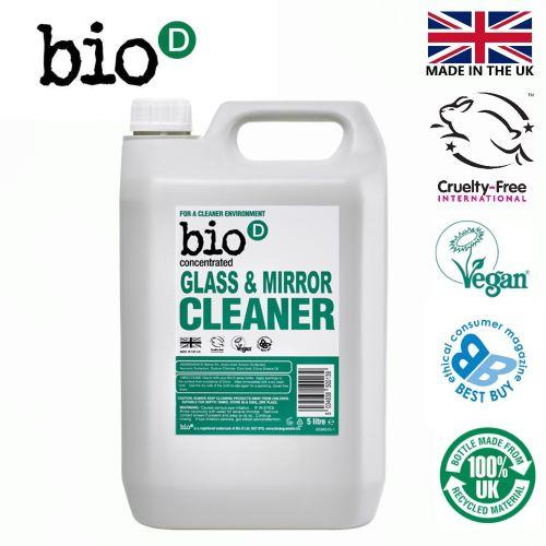 BIO-D - Rengøringsspray glas og vinduer - 5 liter Bio-D 