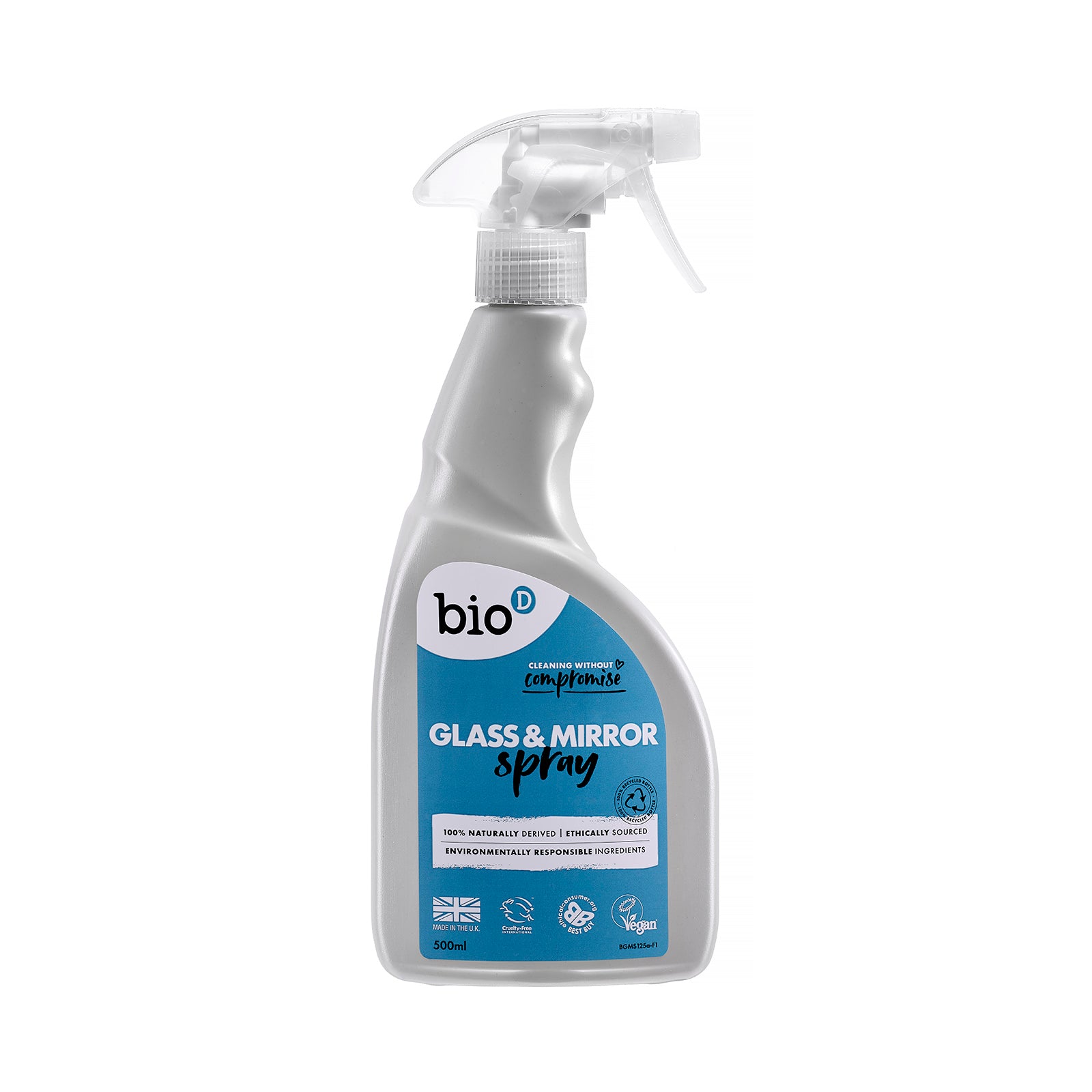 BIO-D - Rengøringsspray til glas og vinduer - 500 ml
