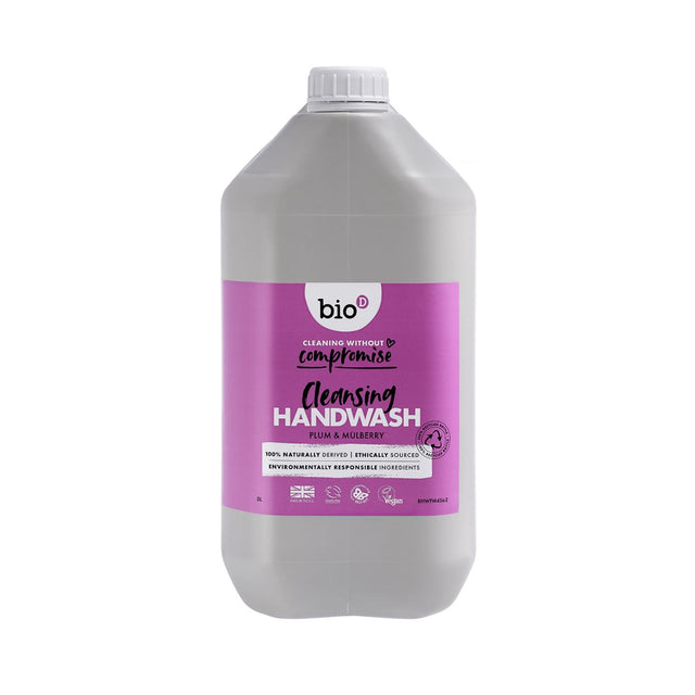 BIO-D Antibakteriel Håndsæbe 5 L - Blomme & Morbær