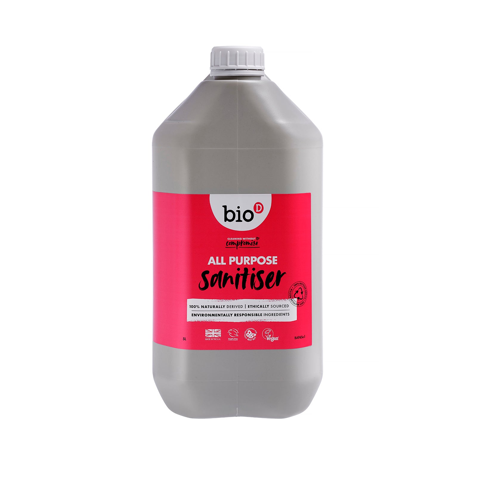 BIO-D - All-Purpose Sanitiser og Rengøringsspray - 5 Liter