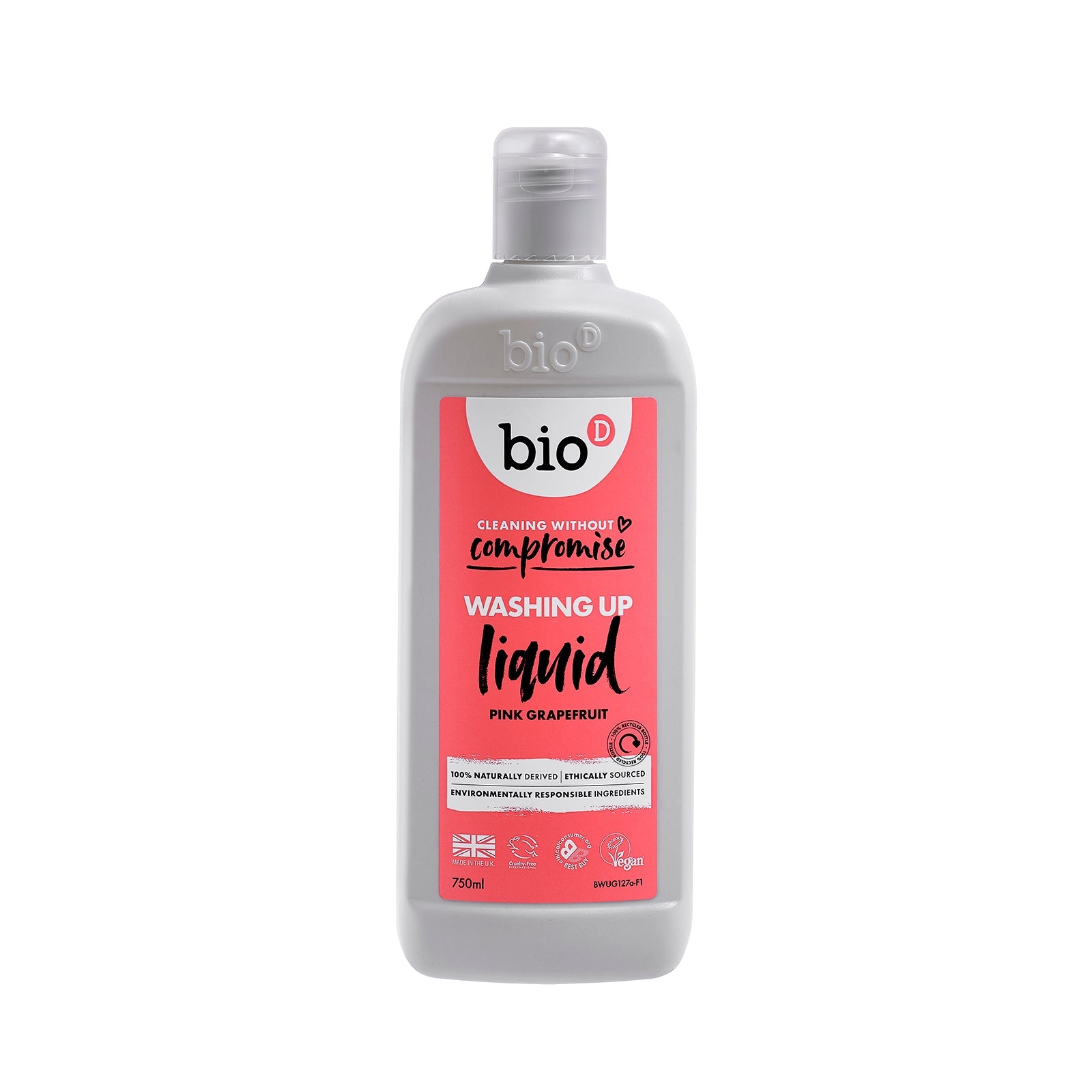 Bio D biologisk nedbrydelig opvaskemiddel grapefrugt, ml. – Suztain A/S