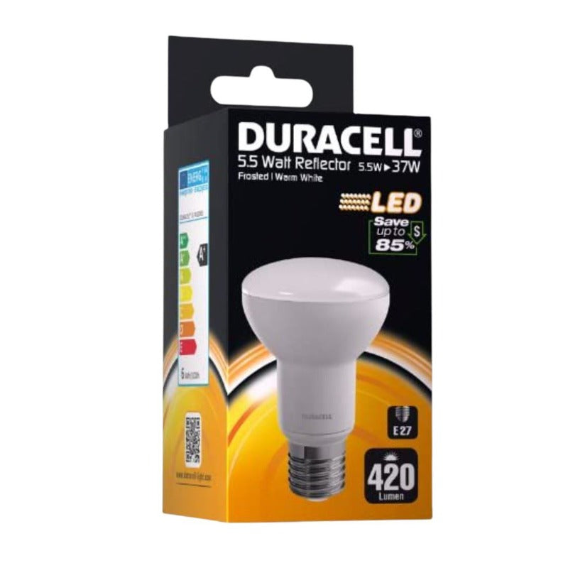 Duracell E27 LED reflektorpære 420Lm 5,5W, 3000K Duracell 