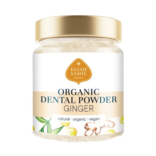 Eliah Sahil - Økologisk Tooth Powder - Ingefær - 45g Eliah Sahil 