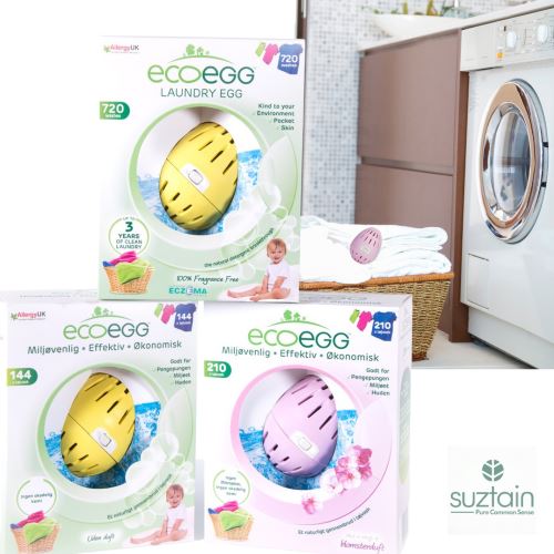 Direkte konsensus Passiv Ecoegg - Vaskeæg med blomsterduft - 720 vaske - miljøvenlig vask – Suztain  A/S