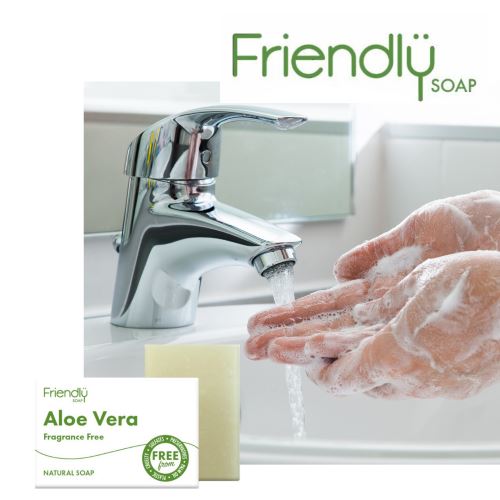 Friendly - Sæbebar med Aloe Vera - 95 gram Friendly Soap 