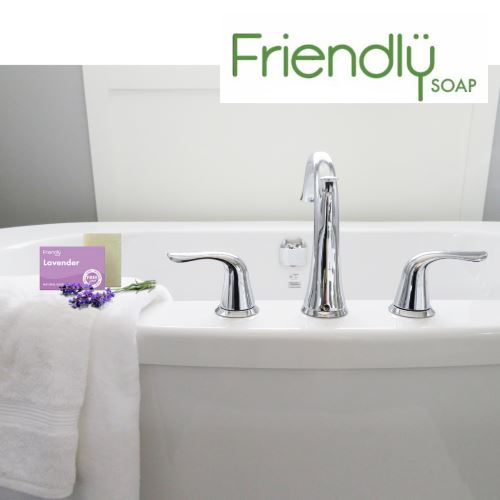 Friendly - Sæbebar med Lavendel - 95 gram Friendly Soap 