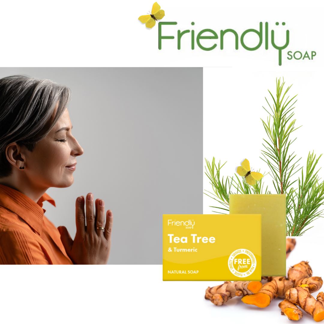 Friendly - Sæbebar med Tea Tree - 95 gram Friendly Soap 