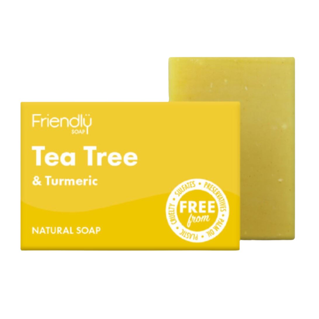 Friendly - Sæbebar med Tea Tree - 95 gram Friendly Soap 