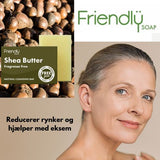 Friendly - Ansigtssæbe med Sheasmør - 95 gram Friendly Soap 