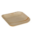 Naturesse - Kvadratisk tallerken af palmeblade - 16 x 16 cm Naturesse 