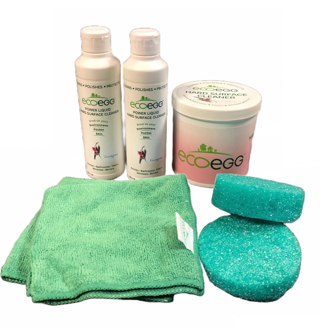 EcoEgg Hard Surface Cleaner French clay abrasive Eucalyptus
