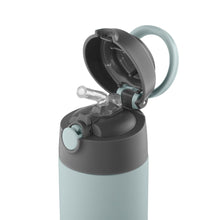 Indlæs billede til gallerivisning Aya&amp;Ida Børn Drikkeflaske Sugerør - 350 ML - Mint Green
