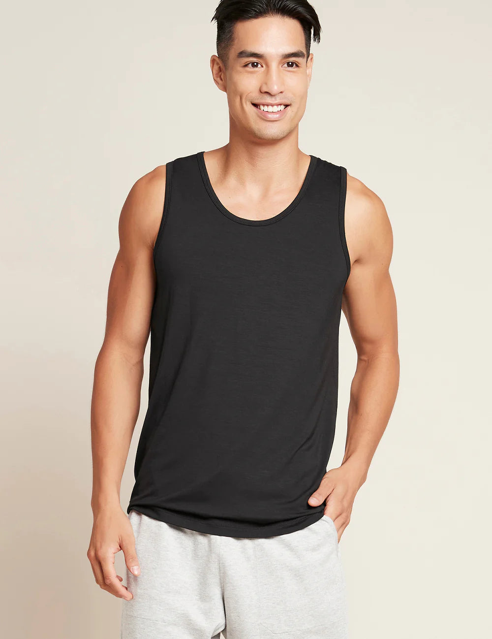 pave jogger had Boody Mens Tank Top - Sort – Suztain A/S
