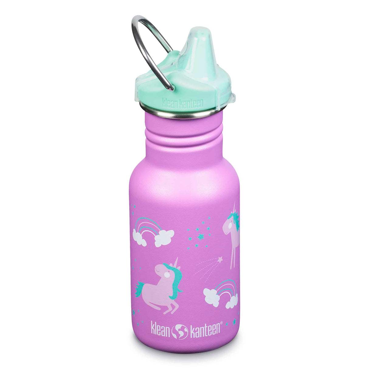 Klean Kanteen - 355ml Classic Barn w/ Sippy Cap - Enhjørninger Klean Kanteen 