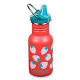 Klean Kanteen - 355ml Classic Barn w/ Sippy Cap - Coral Straw Klean Kanteen 