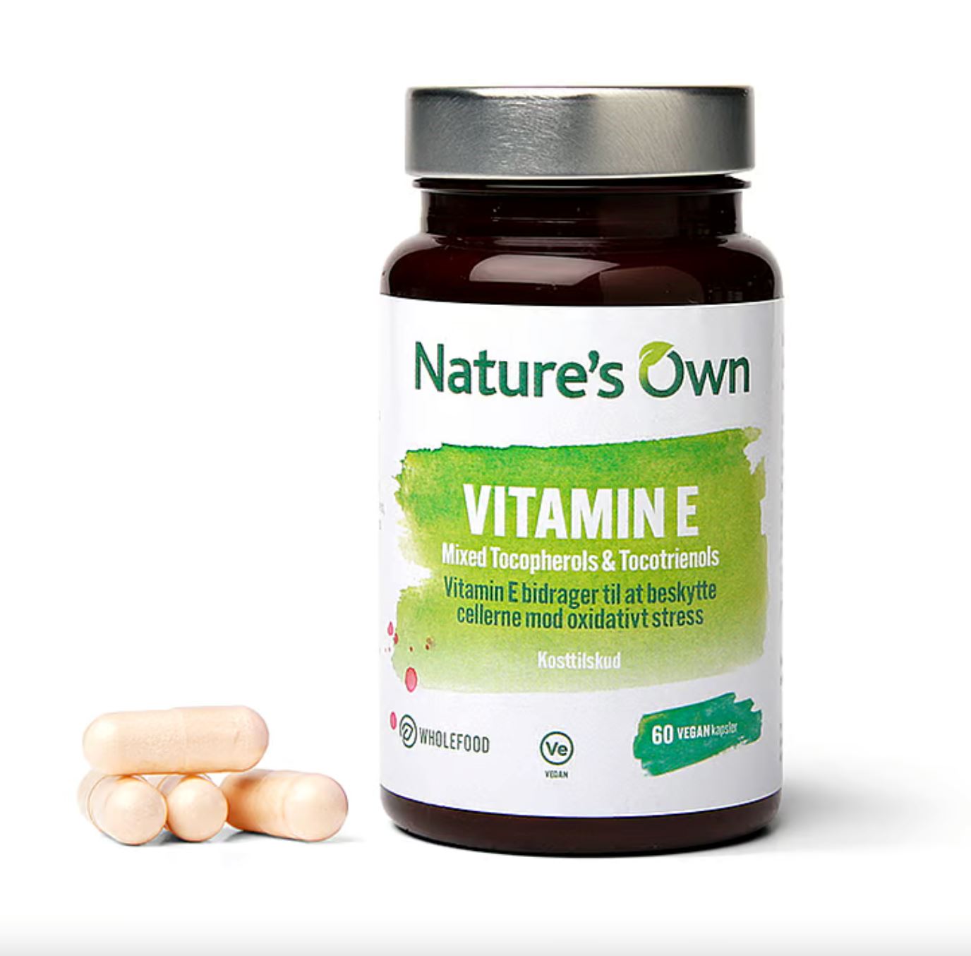 Nature's Own Vitamin E Mixed Tocopherols & Tocotrieno 60 kapsler
